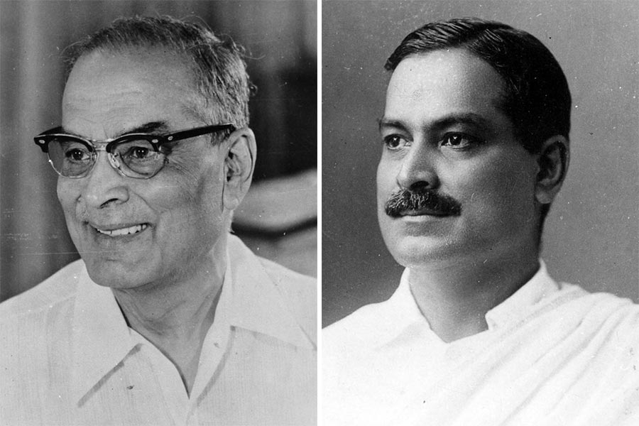Dr Bidhan Chandra Roy young and old comparison photo Bengali biography