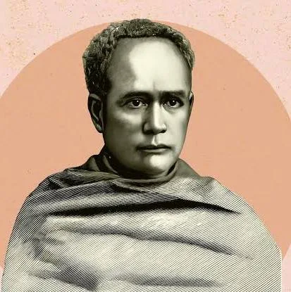 Ishwar Chandra Vidyasagar black and white portrait photo